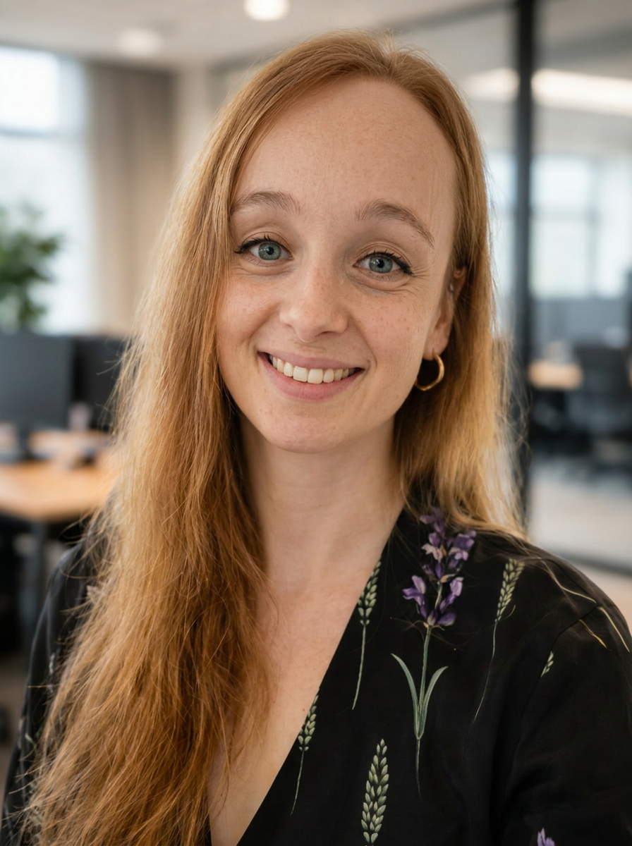 Joyce Dijkslag, founder of JD Impact Consulting, in her office — organizational scientist and change consultant